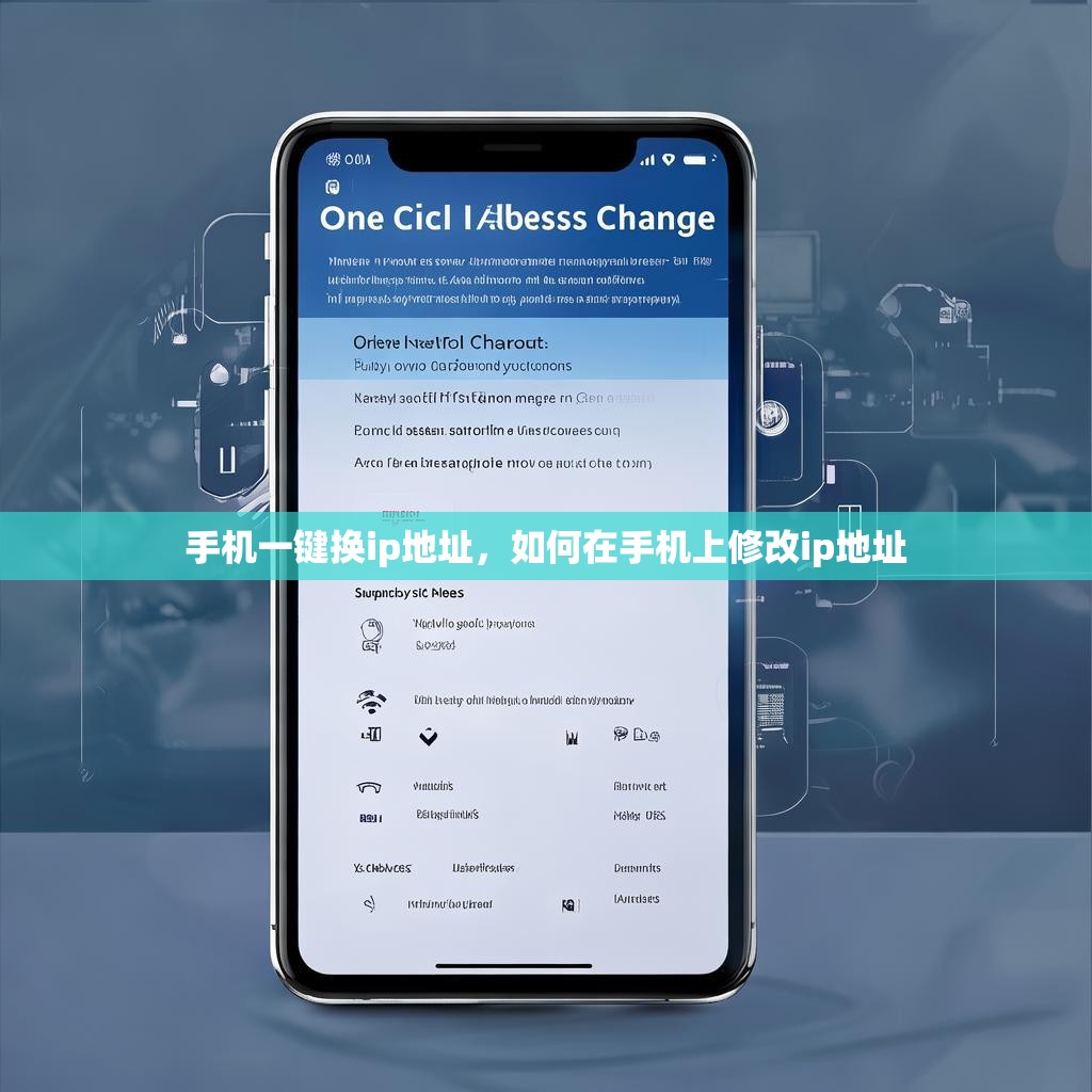 手机一键换ip地址，如何在手机上修改ip地址