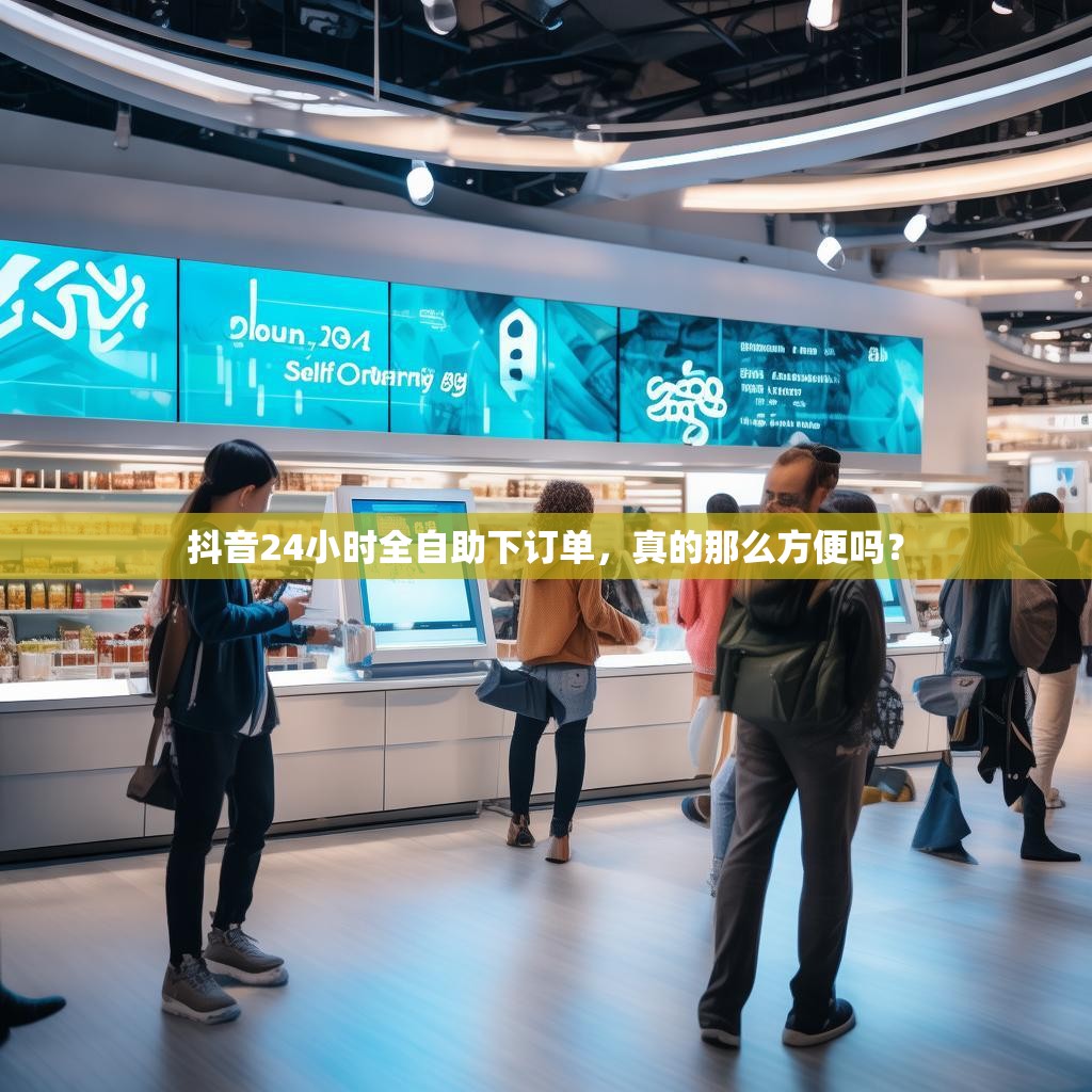 抖音24小时全自助下订单，真的那么方便吗？