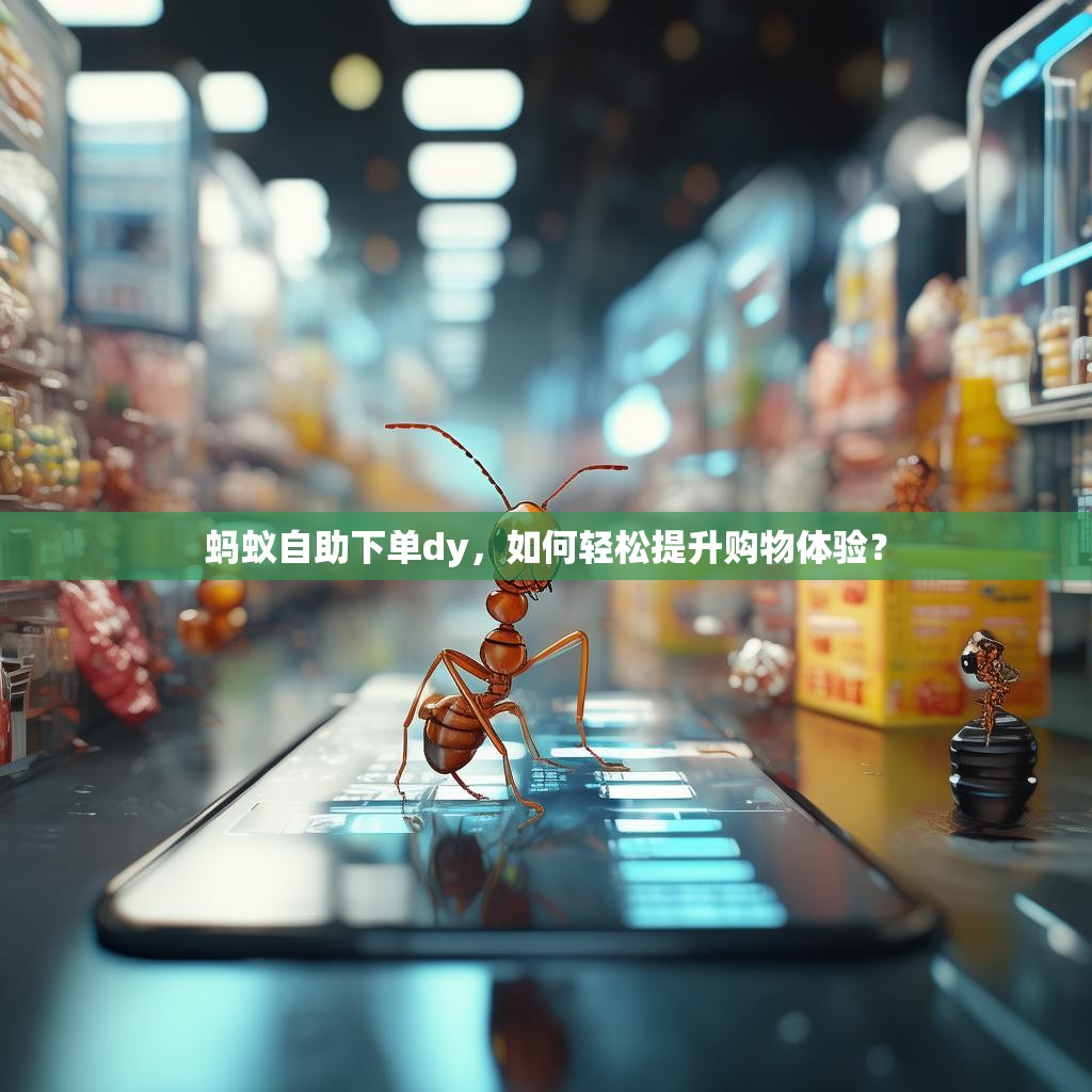 蚂蚁自助下单dy，如何轻松提升购物体验？