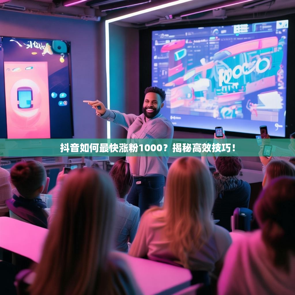 抖音如何最快涨粉1000？揭秘高效技巧！
