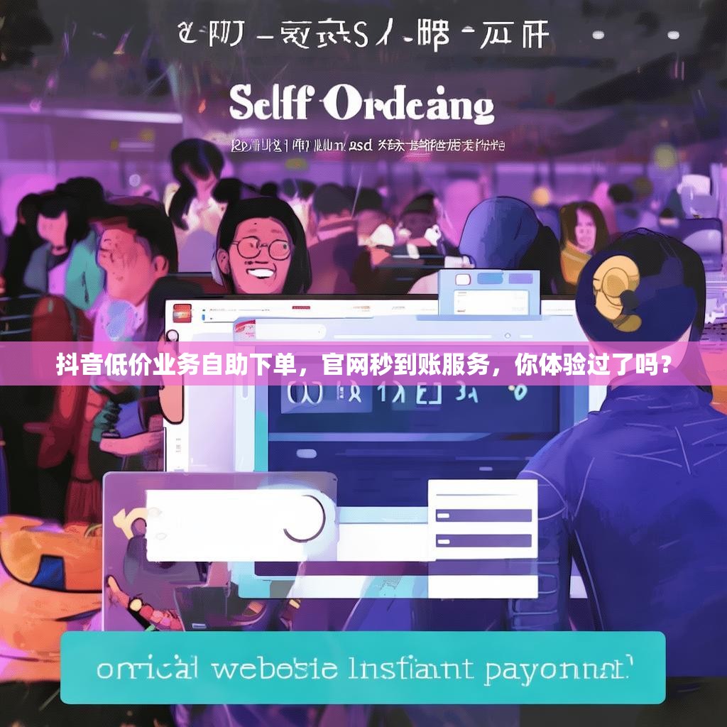 抖音低价业务自助下单，官网秒到账服务，你体验过了吗？