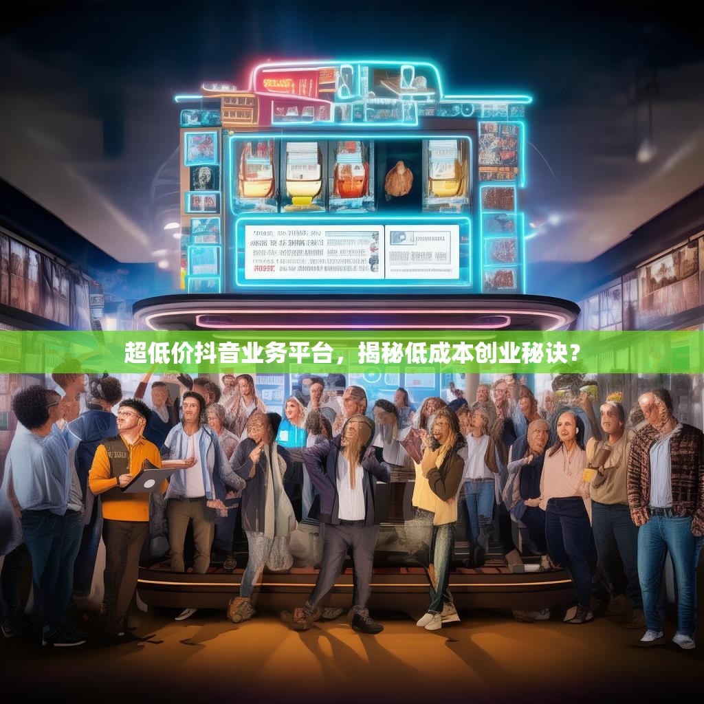 超低价抖音业务平台，揭秘低成本创业秘诀？